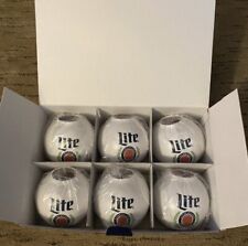 Miller Lite Beernament Christmas Ornament Set of 6 🔥 SHIPS TODAY picture