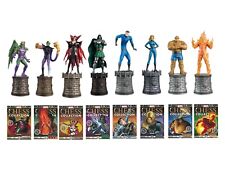 Eaglemoss Marvel Chess Complete Fantastic 4 Set Figures with Magazines Special picture