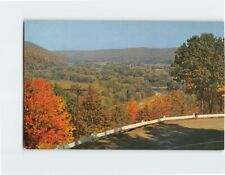 Postcard Allegheny Mountains and River as seen from the Devils Elbow PA USA picture