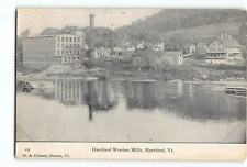 Old Vintage Postcard Hartford Woolen Mills Hartford Vermont picture