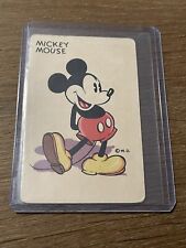 Vintage Whitman Disney Mickey Mouse Old Maid Card Walt Disney 1935 Rookie Card picture