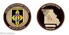 ARMY FORT LEONARD WOOD  MANEUVER SUPPORT CENTER  OF EXCELLENCE  CHALLENGE COIN picture