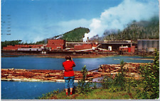 Postcard Pulp Mill in Ketchikan Alaska picture