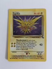 Zapdos Pokemon Card, 15/62, Fossil Set Holo picture