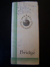 1930-1940 Bridge Green Carthusian Liquor Notebook Card Game Tarragon picture