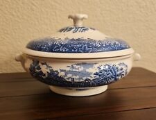 Wedgwood 1 L 750ml  MlQueen's Romantic England Footed TUREEN Soup Lid PERFECT  picture