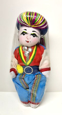 Vintage Tailand Traditional Thai Souvenir Soft Doll Figure picture