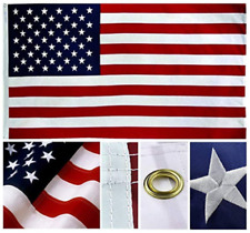 2x3ft US American Flag Heavy Duty Embroidered Stars Sewn Stripes Grommets Oxford picture