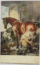 Rare Picture Postcards shoeing Sir Edwin Landseer s. hildesheimer & co. no.5327 picture