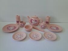 Hello Kitty Tea Set Princess/Fairy Porcelain Pink Sanrio 2003 picture