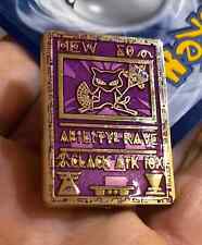 Ancient Mew rave raving trading card anime enamel lapel hat pin picture