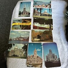 Vintage Lot 10 New York USA  Postcards Catskills Court House City Hall picture