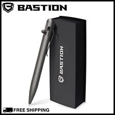 BASTION BOLT ACTION PERSONALIZED PEN Customized Engraved Titanium Grey Gift Pens picture