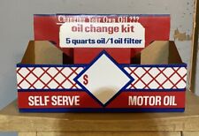 Vintage Skelly Oil Change Kit Cardboard Caddy Advertising NOS picture