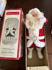 Vintage Berman Anderson  1960’s 13” Deluxe Singing Santa Musical CLEAN EX picture