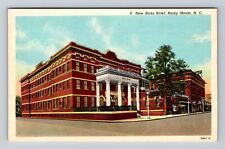 Rocky Mount NC-North Carolina, New Ricks Hotel, Advertising Vintage Postcard picture