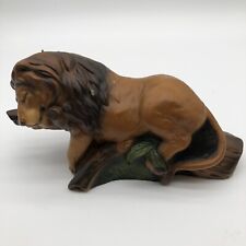 Vintage Detailed Decorative Sleeping Lion Candle picture