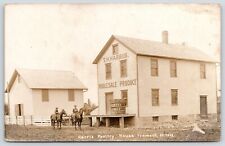 Tremont IL~TH Harris Wholesale Produce~Poultry House~Horseback Boys~1911 RPPC picture
