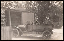 Alton, Iowa, Early Convertible Automobile and Driver, Real Photo Postcard, RPPC picture