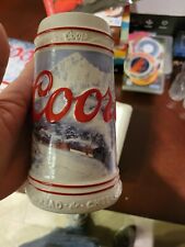 Coors 2015 Holiday Beer Stein Bottoms Up Limited Edition Bier Mug Cup picture