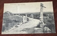 Vintage Unused Postcard Monfaucon France Ruins Of The Village picture