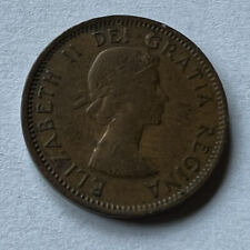 1953 QUEEN ELIZABETH II 2ND YEAR CANADA SMALL CENT COIN QEII QE2 COLLECTABLE picture