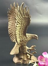 Vintage Leonard -Solid Brass- Beautiful Eagle Figurine - 11