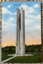 Vintage Deeds Carillon, Dayton, OH. Bell Tower Unposted Postcard #8833 picture
