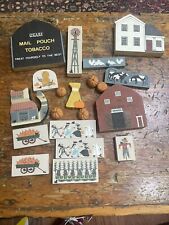 Cat's Meow Village Fall Series  Grimm's Farmhouse  1986   Wood Halloween picture