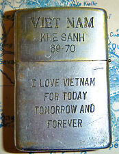 Rare, Khe Sanh - ZIPPO LIGHTER - 1969 - 1970 - Middle Finger - Vietnam War, R.02 picture