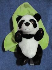 Disney Parks Babies Panda Bear with Green Leaf Swaddle Blanket picture