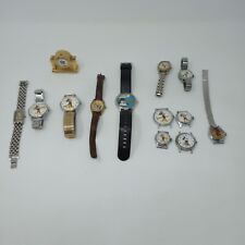 Lot Of 13 Vintage Mickey Mouse Watches And Watch Faces (See Pics & Description) picture
