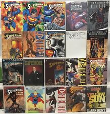 DC Comics Superman Graphic Novel Lot of 20 - Doomsday, Lex Luthor, Aliens picture