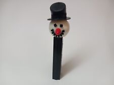 PEZ Vintage Snowman Frosty Black Stem No Feet Candy Dispenser picture