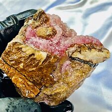 Pink Cobaltoan Cobalt Calcite Raw Mineral Crystal Raw Natural Rough Congo 167g picture