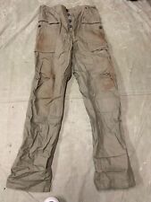 WWII US ARMY DARK SHADE HBT COMBAT FIELD TROUSERS- XSMALL 30 WAIST picture