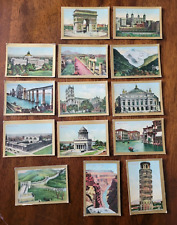 lot of 15 1911 PAN HANDLE SCRAP SIGHTS & SCENES CARDS  picture