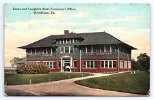 Postcard Jones & Laughlin Steel J&L Company Office Woodlawn Pennsylvania picture
