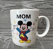 Vintage Walt Disney World Mom Mug Mickey Mouse Epcot Center Coffee Cup READ picture