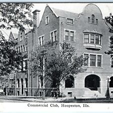 c1910s Hoopeston, Ills Commercial Club Litho Photo Postcard IL A158 picture