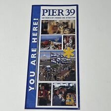 Pier 39 San Francisco Guide Brochure Map Vintage picture