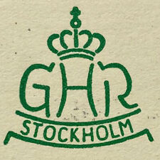 Original Vintage 1952 GHR Stockholm Hotel Restaurant Menu Sweden picture