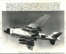 1961 Press Photo USN A2F-1 Intruder, All-Weather Attack Aircraft with Payload picture