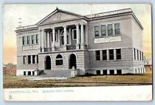 Janesville Wisconsin Postcard Janesville Public Library 1918 Raphael Tuck & Sons picture