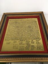 July 4,1776 The unanimous declaration of the 13 United States of America 18”X20” picture