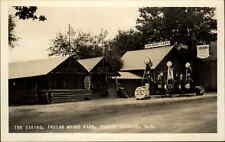 Center Ossipee New Hampshire NH Indian Mound Farm Socony Gas Station RPPC picture