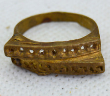 RARE EXTREMELY ANCIENT BRONZE ANTIQUE ROMAN RING MEDIEVAL AMAZING ARTIFACT picture