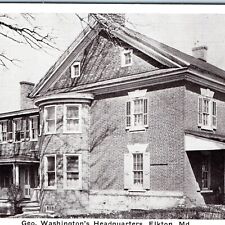 c1910s Elkton, MD George Washington Headquarters Litho Photo Postcard RARE A158 picture