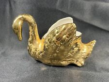 Vintage Holley Ross Gold Swan Distinguished China 22 K Gold LaAnna, PA picture