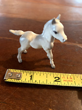 Early Hagen Renaker Horse Figurine White Arabian Foal Porcelain Vintage Repaired picture
